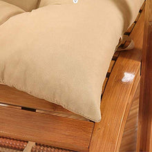 NMBC Cuscino per Sedia a Sdraio Cuscino per Patio Cuscini per Sedia Cuscini per sedie a Dondolo con Schienale Alto Interno per Esterni Cuscino per Chaise Longue Addensare-120x48cm Beige