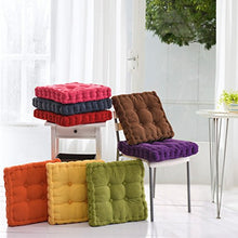 joyMerit 2Pcs Design Home Car Sofa Office Square Seat Chair Accogliente Cuscino (Blu + Rosso)