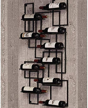 Dongyd Calici Scaffalature Metalliche Con Montaggio A Parete Attaccatura Del Supporto Di Bottiglia Del Vino Wine Wall Mounted Rack |Altezza Regolabile |Wall Hanging Mounted Holder Bottiglia Di Vino |M
