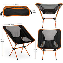 CENPEN Ultralight Sedia Pieghevole con Portatile Borsa da Spiaggia sedie da Campeggio Barbecue Picnic Barbecue