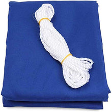 LINGXING Vela Ombreggiante, Tettuccio Parasole da Giardino Resistente all'Acqua Rettangolare 96,5% Blocco UV con Corda Libera (6X8m,Blu)