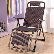 XBR Lettino Prendisole Zero Gravity, reclinabile Sedia reclinabile Pieghevole Lettino Prendisole da Giardino Sedie Zero Gravity Sedie a Sdraio Poltrona da Spiaggia Outdoor Indoor Marrone