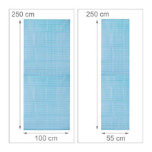 Relaxdays Tovaglie per Tavoli e Panche da Birreria Oktoberfest, in Set da 3, 250x100 cm, 2 Copri Panchine, Bianco-Blu