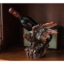 XLBAXLJ Bronzo Aquila Wine Rack, Fumetto Creativo Sveglio del Vino della casa cremagliera Champagne Decorazioni per la Veranda Ufficio Soggiorno Camera da Letto