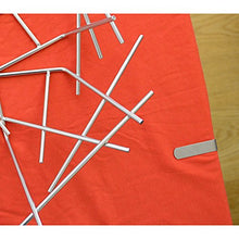 all-around24 - Fermatovaglia da tavolo, in acciaio INOX, per tavolo da tavolo, 10 pezzi