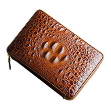 Minmin Portable Idratante Legno di Cedro Case Small mini con igrometro Cigar Box, 210x139x76mm accessori del sigaro (Color : Brown)