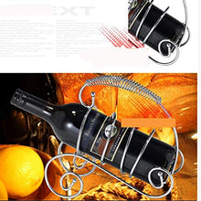 Wine Rack Holder Vino scaffale di Metallo Scultura bricolage Casa Decorazioni Decorazioni Interne, Vino Rack Decorazione for Natale, Decorazione Rossa del Vino