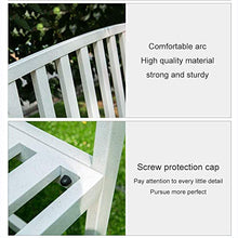Panchina del Parco panchina del Parco, Panca/Sgabello per Balcone in Ferro battuto Cortile, sedie in Metallo per Il Tempo Libero Resistenti al Sole e alle intemperie, per Balcone 128x60x 82cm