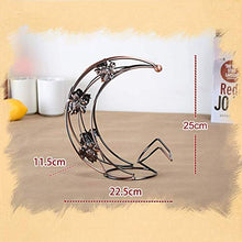 LHQ-HQ Cremagliera del vino in ferro battuto vino europeo cremagliera creativo cremagliera del vino del metallo, singola bottiglia di vino controsoffitto supporto della cremagliera del ferro Free Stan