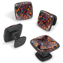 Musica di sottofondo 4 PCS Pomelli per Porta, Pomolo per Mobile, Pomelli per Mobili con Viti, Maniglia per Armadietto, Pomelli per Porta, Pomelli per Cassetti per Porta, Armadio, Cassetto e Credenza