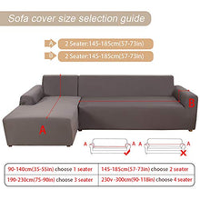 papasgix Copridivano con Penisola Elasticizzato,Fodere Copridivano a Forma di L Chaise Longue Sofa Cover Angolare Lavabile Rimovibile, Federe Protettive per Divano(2 posti+2 posti,Geometria)