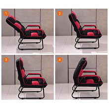 Chengzuoqing-Home Divano Pigro Poltroncina Pieghevole per Il Tempo Libero Interno ed Esterno (Colore : Nero, Dimensione : 54 * 55 * 86cm)