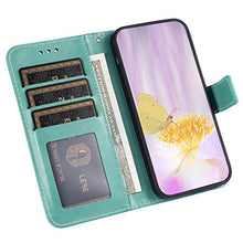 ikasus Cover Galaxy A51 Custodia,Goffratura fiore farfalla Flip Custodia Funzione Stand PU Premium Protezione Super Sottile TPU Interno Case Porta Carte credito Custodia Cover