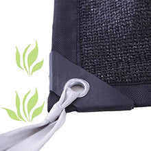 DANDAN Rete Per Frangisole Rete Per Frangisole Punzonatura Del Bordo Rete Ombreggiante Criptata Ispessita Balcone / Patio / Tetto / Posto Auto Coperto Rete Isolante Nera A 6 Pin ( Size : 2*2m )