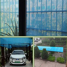 WXQIANG - Tenda parasole in poliestere, con foro in metallo, isolamento termico, anti-UV, protezione solare, isolamento termico, colore: blu, dimensioni: 2 x 5 m