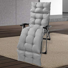 Cuscini per Giardino con Cappuccio Antiscivolo Cuscino Sdraio Lettino Pieghevole Portatile per Interno Esterno Viaggi Vacanze (grigio)