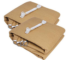 EUGAD 2pcs Tende da Sole per Esterno Vele Parasole Ombreggiante Tenda a Vela Triangolare per Giardino Terrazzo Anti UV Impermeabile Sabbia 0027ZYF-2