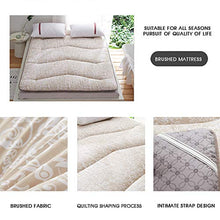 WXLSQ Futon Materasso Portatili Ragazzi Materasso Pieghevole E Ragazze Dormitorio Materasso A Pelo Opaco, Ispessimento Casa Mat Campeggio in Stile Giapponese Piano Materasso Futon,180x200cm