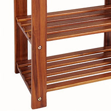 Casaria Scarpiera e Panchina Ingresso 2in1 50x30x46cm Legno Ripiani Mobile Salvaspazio Ordine Scarpe