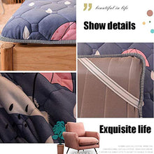 Materassi Letto Giapponese,Addensare Morbido Sfoderabile Pieghevole Feuchtigkeit Absorbierend Materasso Tatami per Resto Camera,D-100 * 190cm