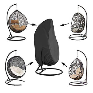 WYBFBYQ Altalena Copertura Antipolvere Protezione Solare Copertura della Sedia a Dondolo, Sedia Singolo Swinging Egg per Outdoor Giardino Patio,115x190cm