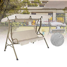 Zoeay Set Copertura per Altalena da Esterno,Tetto Battente Sostituibile (210D Coperchio Superiore Altalena+Copertura del Sedile A Battente),Adatto per Giardini-Verde_164*114 * 15Cm