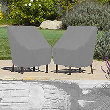 TOPINCN Copertura Antipolvere per mobili Tavolo Balcone Impermeabile Antipolvere Sedia Copridivano Protezione Giardino Patio Copripolvere per Esterni 64 x 64 x 70 cm(Grigio)