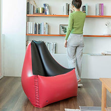 Pohove, divano gonfiabile pieghevole, comodo divano gonfiabile in PVC resistente, portatile ispessito gonfiabile per soggiorno, camera da letto, sala giochi, cuscinetto di carico: 100 kg