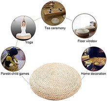 AYCYNI Cuscino da Pavimento Tatami, Stile Giapponese Traspirante Traspirante Traspirante Rotondo futon futon futon futon Vela Navigazione dial 23.62 Pollici, Tazza di Mais,Moodle.