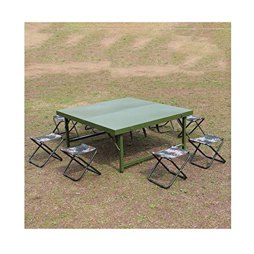 Set Tavolo e Sedia da Esterno Tavolo da Pranzo Pieghevole all'aperto, Tavolo da Picnic Portatile Portatile, Tavolo da conferenza all'aperto, Tavolo Multiuso e Sedia
