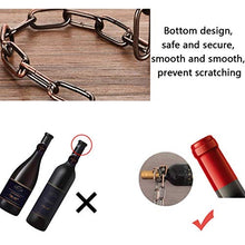 LHQ-HQ Catena di Metallo Holder Bottiglia di Vino Magico Floating Wine imbottigliatore Holder galleggiamento di Illusione Rack Stand