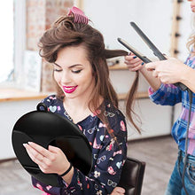 Kurtzy Specchio da Parrucchiere Rotondo Portatile - Specchio a Mano o da Appendere per Barbiere Accessori, Saloni ed Estetiste - Specchio con Manico per Mostrare la Testa, Tagli di Capelli e Styling
