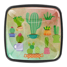 piante grasse (2) 4 PCS Pomelli per Porta, Pomolo per Mobile, Pomelli per Mobili con Viti, Maniglia per Armadietto, Pomelli per Porta, Pomelli per Cassetti per Porta, Armadio, Cassetto e Credenza