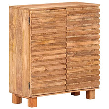vidaXL Legno Massello di Mango Credenza Madia Mobile Armadietto Armadio Mobiletto Alto Portaoggetti Cassa Cassapanca Mobili 65x30x75 cm