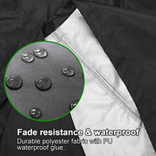 Popolic Copertura per Mobili da Giardino Impermeabile, Anti-UV Copertura Protettiva per Tavoli, 420d Oxford A Prova di Polvere 200 * 160 * 70 Cm per Set di Sedute Tavoli da Giardino E Set di Mobili