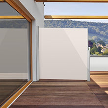 blumfeldt Bari - Tenda a Rullo Laterale Alluminio, Struttura Robusta, Kit di Montaggio Incluso, 300x180 cm, Crema