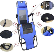 Sedia reclinabile pieghevole, Sedia da giardino reclinabile da giardino pieghevole Sedia da pranzo reclinabile per ufficio Sedia da campeggio semplice da spiaggia per esterni, traspirante, carico 200
