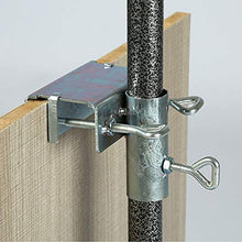 POHOVE - Supporto per ombrelli da terrazza con morsetto per ombrellone e ponte, supporto a morsetto per ombrellone da spiaggia, per terrazze da balcone