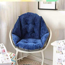 Cuscino per Sedia Cuscino per Sedile, Morbido Peluche a Forma di Conchiglia Cuscino per Sedia Posteriore, Natiche Impermeabili Cuscino per Sedile Cuscino per Poltrona Cuscini per Panca-Blu 48x52x52cm