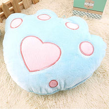 othulp Peluche Morbidissimi Cuscini Bambini Decorativi plushie Cuscino Morbido per Bambini Cuscini Carini Simpatici Cuscini per Ragazze Lussuoso Bear Palm,Blue