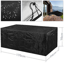 PrimeMatik - Copertura Antipolvere Impermeabile per Giardino Esterno 170x70x94cm