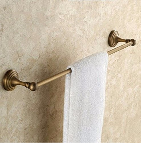 MBYW, portasciugamani moderno e minimalista, portasciugamani da bagno in stile europeo, portasciugamani singolo, in rame, semplice, retrò, montaggio a parete, adatto per bagno, camera da letto, cucina