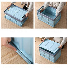 AIOEJP Scatola Box Contenitore Armadietto da Balcone con Coperchi Casse Pieghevoli Contenitori Pieghevoli in Plastica per Vestiti