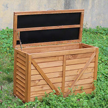 XLLLL Cassapanca da Esterno Baule Rattan Cassa Naturale Semplice da Esterno Armadi in Legno Massello in Legno A Prova di Pioggia Ventilato Armadietto Armadietto Anticorrosivo