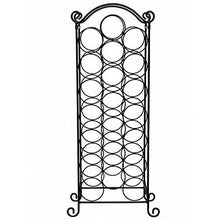 Neo ® Acciaio Inox Nero Finitura Vino Scaffale Pavimento in Piedi Contiene 21 Bottiglie
