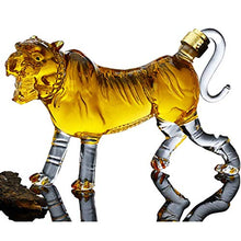 JTYX Botte in Ceramica, Legno, Bottiglia di Vino, Liquore di Tigre, Vino Rosso, Vino Rosso, Vino Medicinale, Bottiglia di Vetro Vuota, Zodiaco Animale, Bottiglia di Vino Artigianale