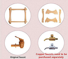Botte in legno di quercia da 5 litri Portabottiglie per vino Portabottiglie Portabottiglie Portabottiglie tradizionale in legno per conservazione o invecchiamento Botti di vino e liquori Portabottiglie (giallo chiaro)