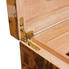 Cigar Box, Cigar Box Idratante Cigar Box Cigar Box Legno di Cedro Cigar Box Piano Vernice Grande capacità può Contenere 100 Alta qualità (Size : 34.5x24x15.5cm)