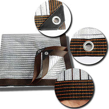 WXQIANG Copertura dello Schermo del 80% Paralume in Tessuto Ombra Panno Balcone Sole con Occhielli - Antivento Alluminio Netto Pergola for Serra Outdoor Patio Protezione Protezione Solare, Isolamento
