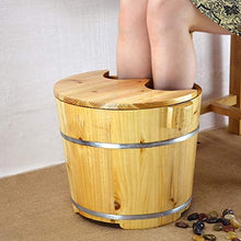 MZZYP Pediluvio barile Solido ammollo Piede in Legno Barrel la casa in Legno pediluvio Legno barile di Legno Solido Schiuma Bacino Salute pediluvio Barrel Foot Tub